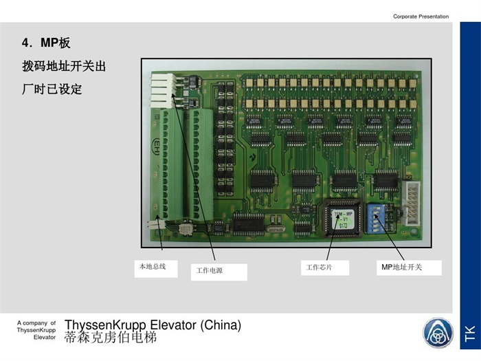 蒂森克虏伯mc2电梯调试培训