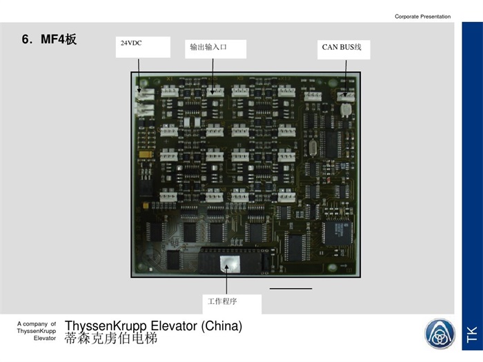 蒂森克虏伯mc2电梯调试培训